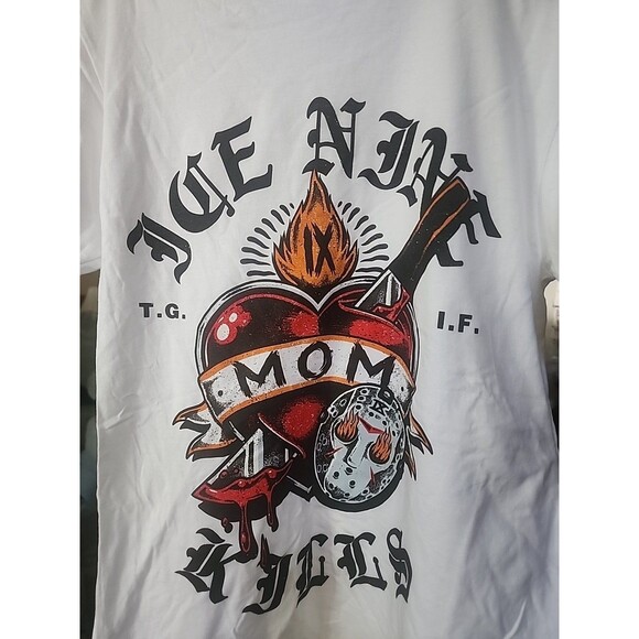Ice Nine Kills Mom Headt Jason Mask IX T-Shirt Size XL New B7 Excellent - Picture 5 of 5